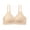 Khaki bra for women, variant on Wireless Women Bras Comfortable Seamless Delta Cup Bra No Underwire Adjustable Straps Solid Color For Everyday Wear And Light Activities