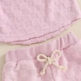 thumbnail image 6 of Baby Girl Summer Clothes Sleeveless Tank Top Shorts Set Cute Toddler Girl Outfit, 6 of 7