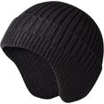 thumbnail image 1 of LinYooLi Bonnet Femme Hiver Chaud Tricoté avec Rabat d'Oreille Bonnet Crâne Tricoté Temps Froid, 1 of 3