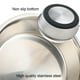 thumbnail image 3 of Paquete de 2 cuencos para perros de acero inoxidable, cuencos de metal antideslizantes para perros con base de goma, cuencos básicos para agua y comida, 3 of 5