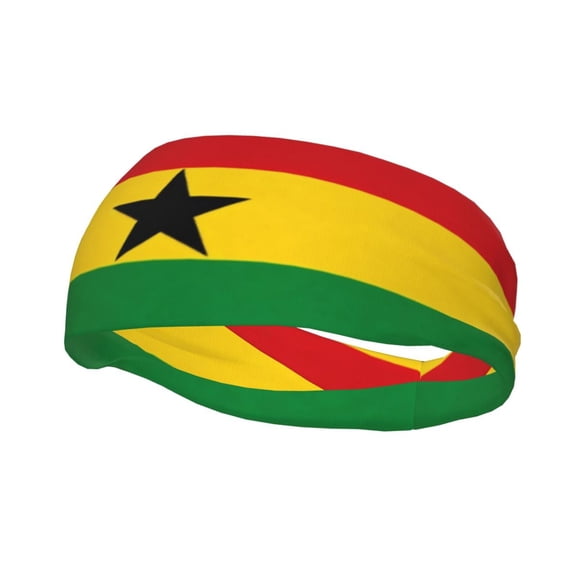 Sweatband Ghanaians-Flag Workout Sport Headband For Men Women Football Cycling Running Yoga