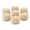 Warm White, variant on DBOZE Pumpkin Tealight Candle Holders Set of 4 with Flameless LED Tealights, Modern Fall Table Decor, Decorative Pumpkin Candle Holders for Thanksgiving, Halloween, Autumn Home Decor