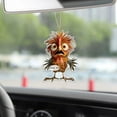 thumbnail image 1 of Uklsqma Crazy Pendant 2D Flat Car Rearview Mirror Decoration Pendant | Versatile Backpack Accessory | Durable Material | Easy Hanging | Unique Fun Gift for Car Interior and Personal Style, 1 of 6
