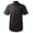 Black, variant on Allsense Men’s Short Sleeve Performance Stretch Wrinkle Resistant Dress Shirt, Red, X-Large