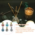 thumbnail image 4 of Aroma Diffuser Fragrance Essential Oils Lamp Mosaic Glass Large Capacity Handmade Tealight Home Table Ornament Brown/Silver Opening, 4 of 7