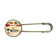 thumbnail image 1 of Electric Piano trombone guitar music EsES Broche De Broche De Metal Antiguo Unbranded M, 1 of 3