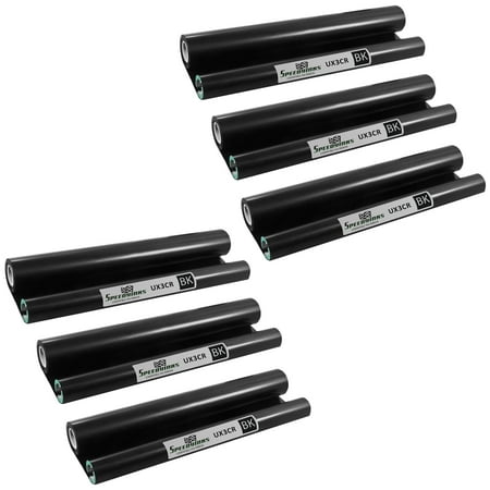 Ux 15cr Fax - Speedy Inks - 6PK Compatible Sharp UX-3CR Thermal Fax Ribbon Refill Rolls
