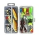 thumbnail image 3 of 28 piezas de señuelos de pesca de mar artificiales Conjunto Kit de cebos portátiles al aire libre Kit de plástico DIY Tackle Wobblers Accesorios con caja de almacenamiento Inevent OD003619-00B, 3 of 7