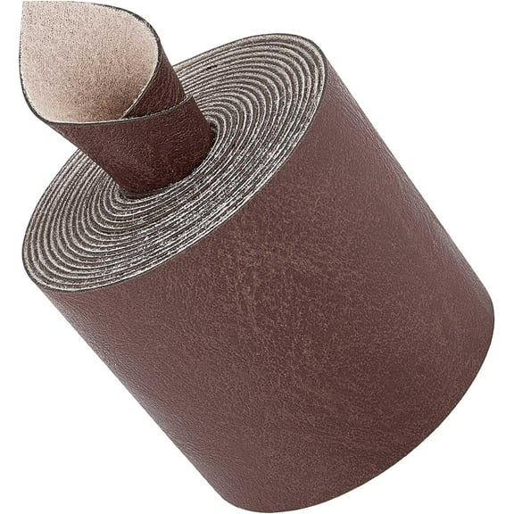 1roll 79" x 2" Dark Brown Grain Buffalo Leather Strip 1.2mm Thick Flat Pu Leather Strap Matte Leather Cord Single Sided Leather Supplies for Craft Projects Jewelry Boxes
