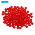thumbnail image 3 of Unique Bargains Pendentifs Perles Factices 10 mm, Lot de 150 Perles Rondes Imitation Perle, Argent Rouge, 3 of 6