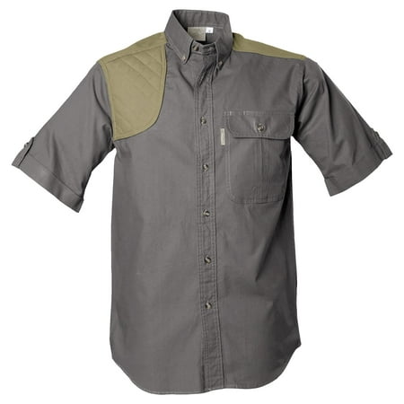 Tag Safari Men s Upland Short Sleeve Shirt (Olive/Khaki X-Large)