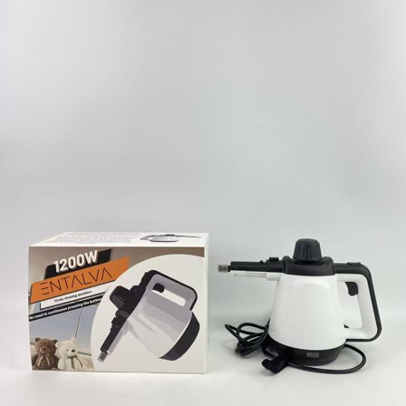 Entalva Steam cleaning machines, Pressurized Handheld Steam Cleaner for Home, Multi-Surface & Powerful Home Use Steamer for Cleaning, Car, Bathroom, Shower, Window, Grime, Grease