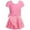 L-Hot Pink, variant on Girls' Ballet Dress Two-Piece Dance Outfit for Practice and Performance, Short Sleeve Leotard and Skirt Set for Recitals, Apparel for Junior Dancers,Red 140
