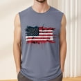 thumbnail image 4 of GIPQJK 4th Of July Beach Tank Tops for Men Usa Flag Sleeveless Tops 2025 Trendy Patriotic Graphic Scoop Neck Muscle Tank Tops with Independence Day,Light Purple 2XL, 4 of 4