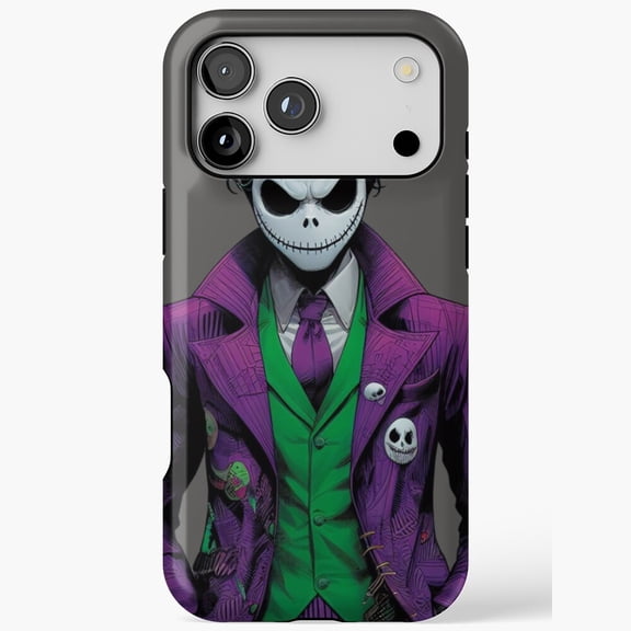Joker Jack Card Design Horror iPhone Case 17 11 12 13 14 15 16 Pro Max