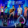thumbnail image 6 of Bluetooth Galaxy Projector Light with White Noise Machine, Alarm Clock, Plasma Ball, for Kids Adults Xmas Gift, 6 of 8
