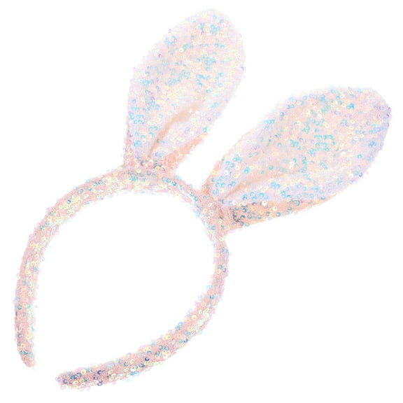 GAXIRE 1Pcs Pink Bunny Ears Headband for Women and Girls Cosplay Party Accessory