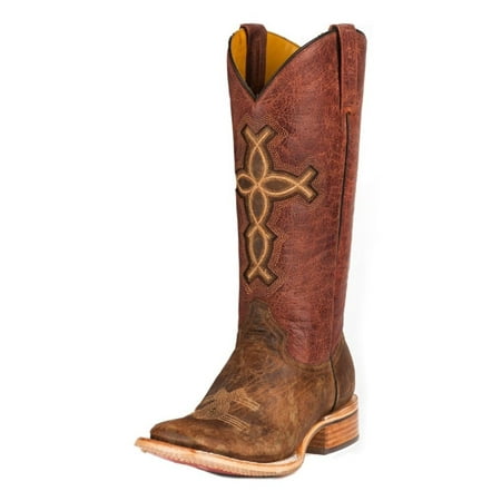 Tin Haul Western Boots Womens I Believe B Brown 14-021-0007-1285 BR