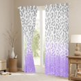 thumbnail image 3 of Homewish Boys Girls Leopard Print Blackout Curtains Set of 2 (52x84 Each),Bling Glitter Window Curtains,Gradient Pink Grey Curtains and Drapes,Microfiber Bedroom Decor, 3 of 6