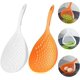 thumbnail image 1 of 2 piezas colador cuchara de Pasta ranurada cuchara espumadera de plástico con mango pala de drenaje de alimentos para cocina, 1 of 5
