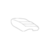 Genuine OE Mercedes-Benz Seat Cover - 164-930-04-86-7G55