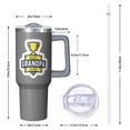 thumbnail image 2 of 40oz Capacity Tumbler for Grandpa with Handle, Insulated Stainless Steel Construction, Sentimental Grandpa Gift from Grandkids, Fathers Day Birthday Christmas Idea, 2 of 5