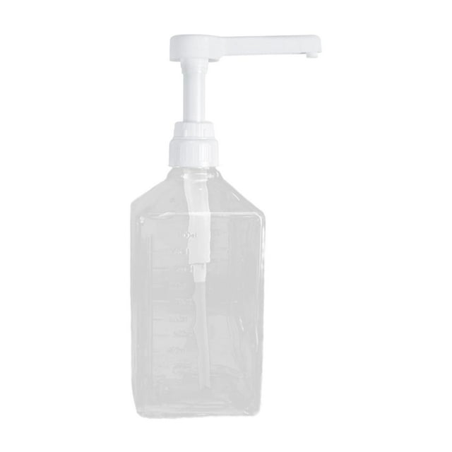 Botella dispensadora de jarabe, botella de fructosa, transparente, para uso comercial en el hogar, leche, té, tienda, 15 , bomba cuantitativa, barra