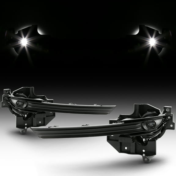 AKKON - Fits 2016-2021 Mazda CX-5 LED Bumper Lamp Fog Lights Pair Driver Left   Passenger Right w/ Swich Relay Accessories