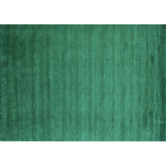 Ahgly Company Indoor Rectangle Abstract Light Blue Contemporary Area Rugs, 6' x 9'