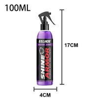 Hand Spray Ceramic Coating Wax, Automotive Paint Sealant, Hydrophobic Protective Spray, 30/100/120ml Silica Formula, for Car Motorcycle RV Surface, Quick Detailer Gloss Enhancer, 100ml