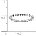thumbnail image 5 of Sterling Silver Rhodium Ring, 5 of 8