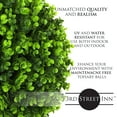 thumbnail image 4 of 3rd Street Inn 19" Artificial XXL Wintergreen Topiary Balls - 2 Pack, 4 of 6