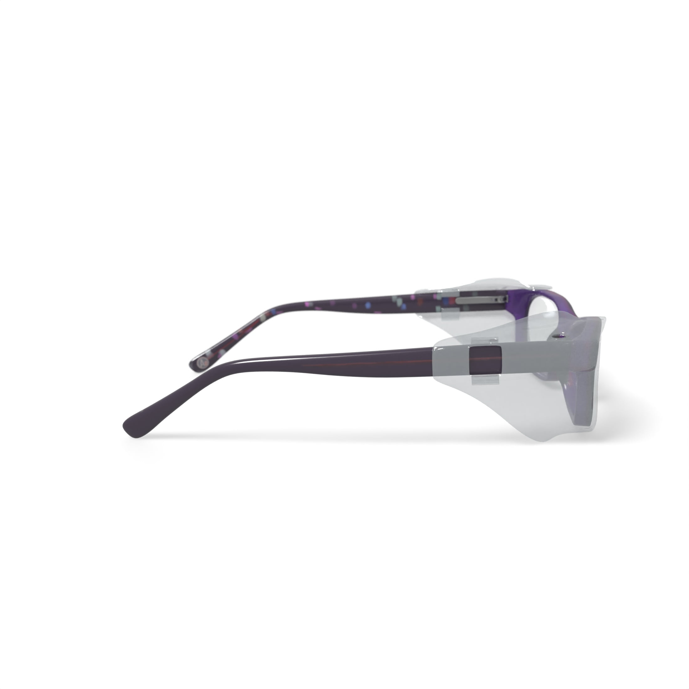 Hilco Vision A2 551 Blue Acetate Prescription Safety Glasses, OSHA