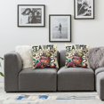 thumbnail image 3 of Throw Pillow Cover and French Dessert Coffee Linen Decorative Pillow Case Cushion Cover Sofa Pillowcase (-Multicolor), 3 of 6
