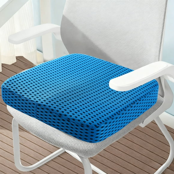 Cagogo under $5 Memory Foam Seat Cushion, Premium Memory Foam Seat Cushion for Office Chair and Car, Orthopedic Slow Rebound Comfort Coccyx Pain Relief, Non-Slip Bottom Desk Chair Pad