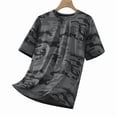 thumbnail image 4 of Havenx Camouflage T-Shirt for Men Short Sleeve Crew Neck Shirt Rapid Dry Moisture-Wicking Tee Shirt Lightweight Comfortable Sports Fitness Workout Tops,Dark Gray M, 4 of 4