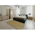 thumbnail image 4 of Ahgly Company Indoor Square Abstract Oak Brown Abstract Area Rugs, 4' Square, 4 of 6