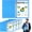 Sky Blue, variant on 5 Pcs Inch Pressboard Report Cover, Presentation Binder Folder with Metal Prong for Business, Presentations, Contract, Proposal and Other Documents Management (8.5 x 11 Inch,Sky Blue)