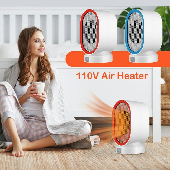 MXTPOV 700W Space Heater Fashionable Portable Heaters for Indoor Use High Output Mini Heater for Office Bedroom Home Fast Safety Heat Small Space Heater Overheat Protection