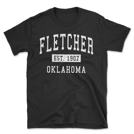 Fletcher Oklahoma Classic Established Men's Cotton T-Shirt
