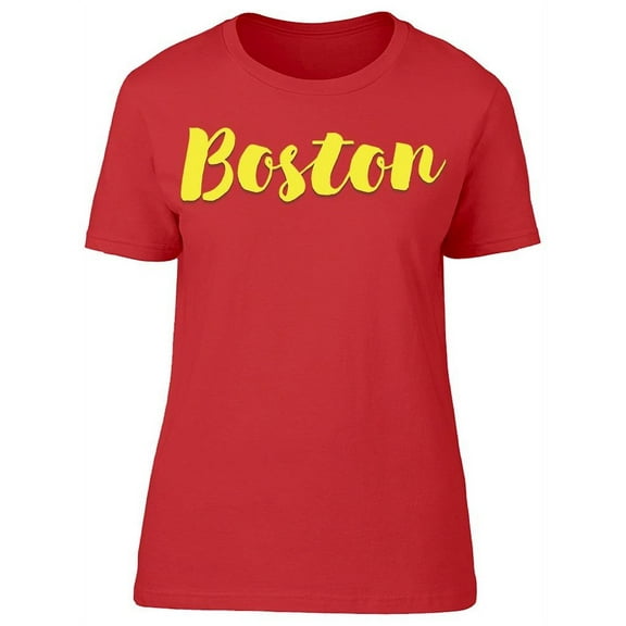 Hello From Boston T-Shirt Women -Image by Shutterstock, Female x-Large