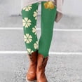 thumbnail image 6 of Shadoumai St Patricks Day Leggings for Women, Plus Size Leggings, Shamrock St Patricks Day Yoga Green Pants Bottoms Womens Blue, 6 of 6