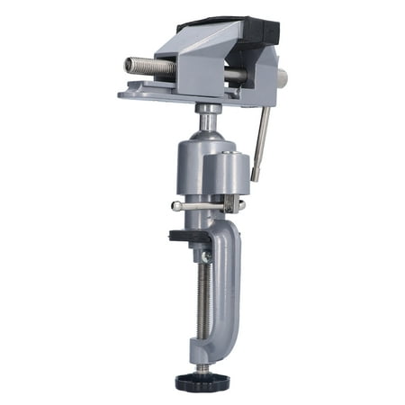 

Tebru Woodworking Tools Universal Table Vise Aluminum Alloy 360° Rotatable Small Stable Bench Vise For Woodworking Garden Table Vise