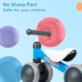 thumbnail image 4 of Wdmiya Blue Baby Balance Bike for 1 Year Old Girls Gifts, 10 to 36 Months Kids Toddler Best First Birthday Gift, No Pedal Riding Toy Baby Walker Infant Bike, 4 of 6