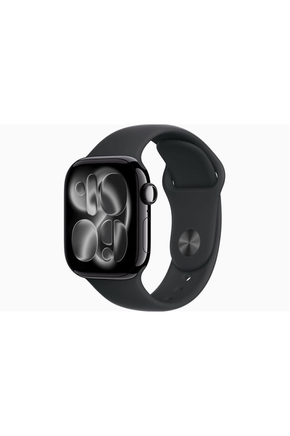 Restored Apple Watch Series 11 - GPS + Cellular - 46MM Jet Black Aluminum Case with Black Sport Band - S/M (Refurbished)