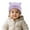 C-Light Purple133, variant on Cute Embroidered Cat Knit Hats Beanie For Baby Infant Toddler Winter Warm With Ears Yarn Cap For Cold Weather Cozy Hat