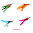 thumbnail image 4 of Pet Cat Dogs Toys Funny Interactive Plush Toy Caterpillar Interactive Plush Toy Feather Stick Wand Replacement Head, 4 of 4