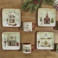 thumbnail image 2 of Park Designs Red Vintage Town Square Salad Plate Set of 4, 2 of 6