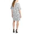 thumbnail image 2 of Natori Womens Floral Tunic Dress, White, X-Small, 2 of 3