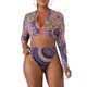 thumbnail image 1 of Conjunto De Bikinis 2pcs/set Lady Bikinis Set Simple Impreso Sexy Bikini Set Beach Outfits (Rojo L) Cgtredaw Para estrenar, 1 of 1